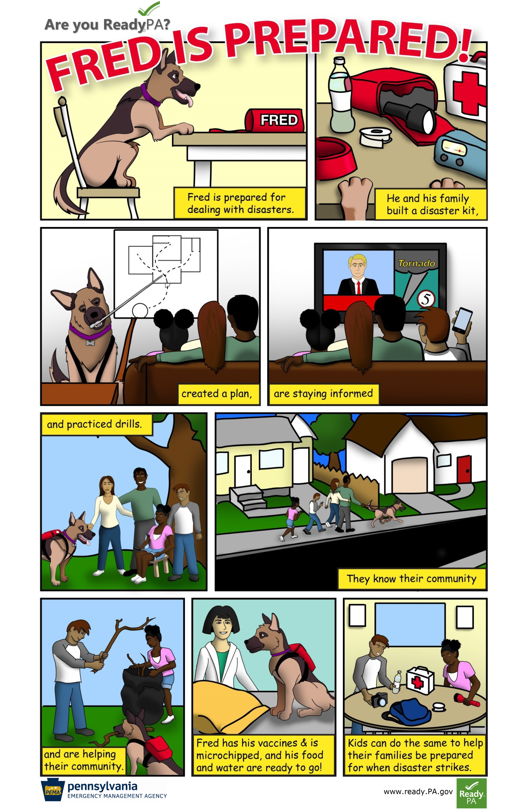 Fred the Preparedness Dog 1