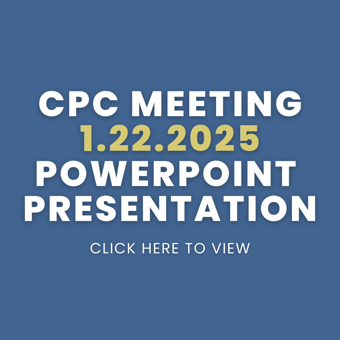 CPC Meeting - 1.22.2025 - PowerPoint Presentation