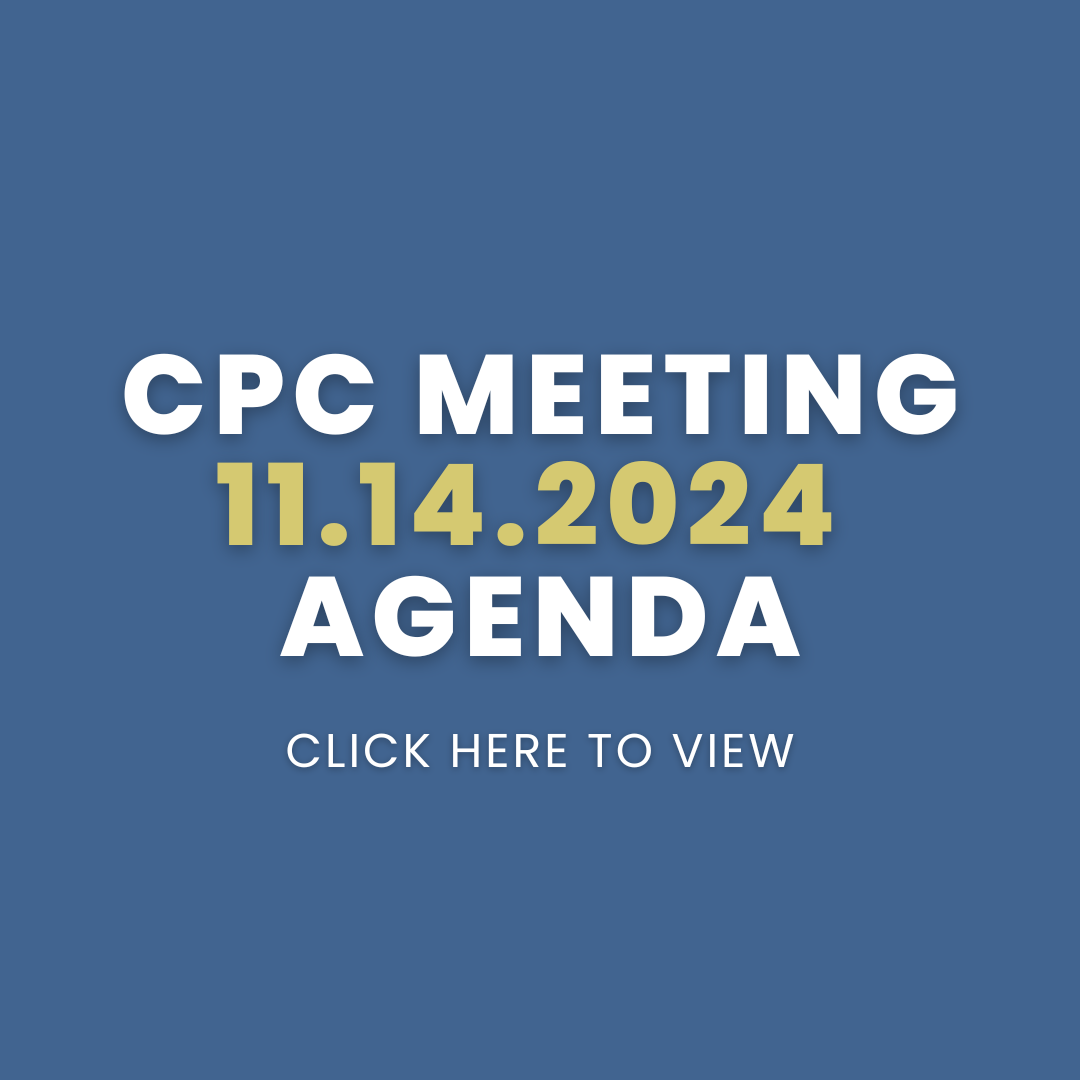 CPC Meeting - 11.14.2024 - Agenda